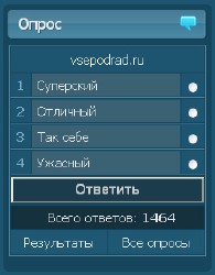 Новая форма опроса